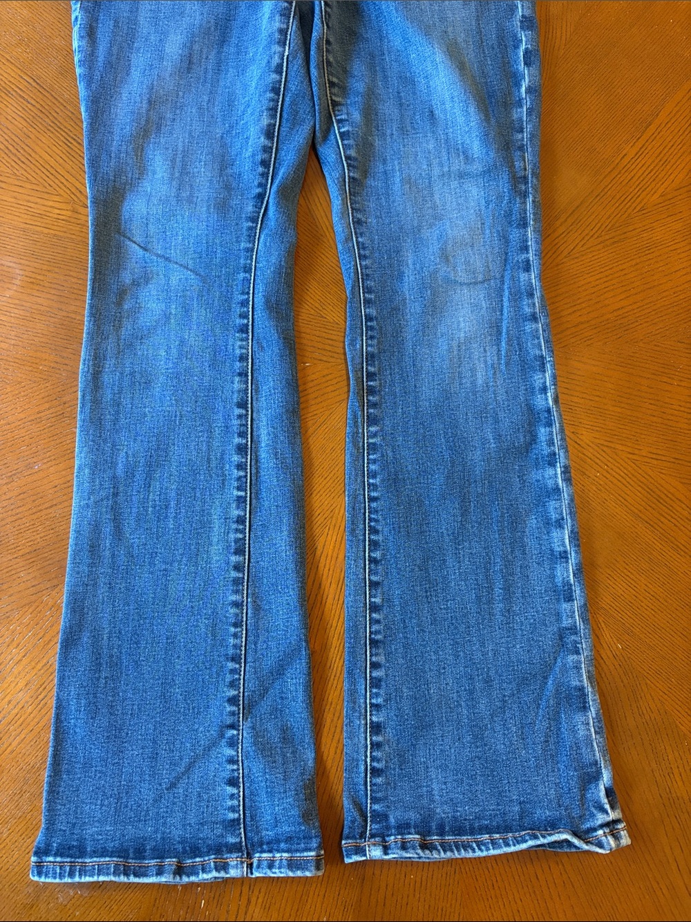 AE Hi rise skinny kick stretch denim jeans size 10 regular - Picture 6 of 12